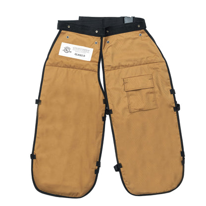 FORESTER Chainsaw Chaps for Men - Adjustable Belt - Chain Saw Chaps for Men, Apron Style W/Pocket, Chainsaw Safety Equipment