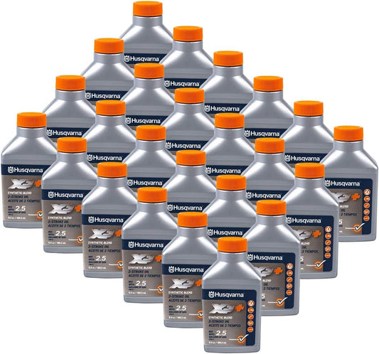 Husqvarna 24PK Genuine OEM XP 2-Cycle Oil 2.5 Gallon Mix 6.4oz 593152303