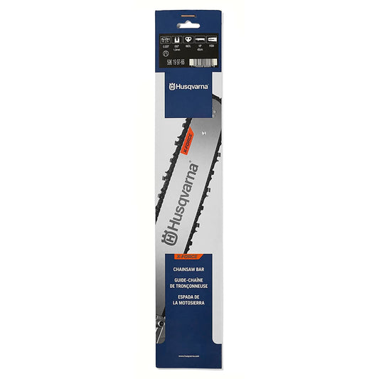 Husqvarna 596199766 X-Force 16 Inch Chainsaw Bar, .325" Pitch .050" Gauge, 66 Drive Links, Chainsaw Accessories for 435(e), 440(e), 445(e), 450(e), 543XP, 545(MII), 550XP(MII) and 450 Rancher, Silver