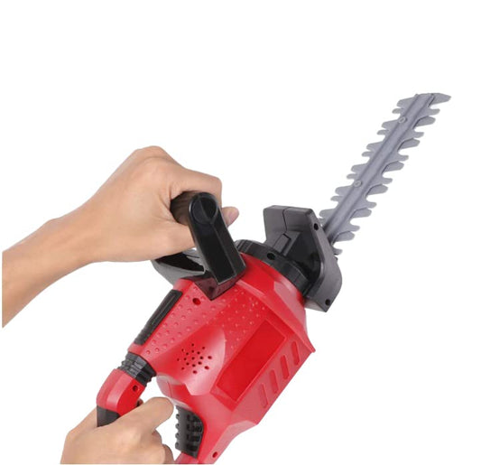 Misco Toys Pretend Play Kids Hedge Trimmer Toy Tool Garden Set, Kids Construction Gardening Toy,Real Sound and Movement, Perfect for Toddlers and Babies, Realistic Effect and Great Gift!