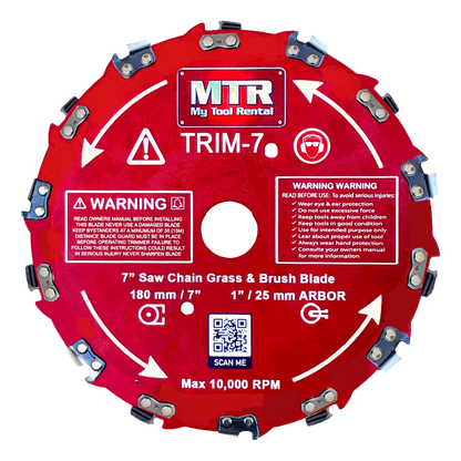 BONUS #4 ~MTR 7” MTR BLADE 7 INCH OR 9 INCH WITH FILE