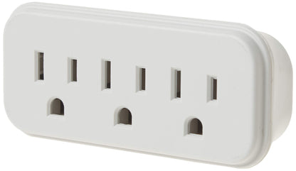 Stanley 30366 3 Way Wall Adapter, White