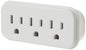 Stanley 30366 3 Way Wall Adapter, White