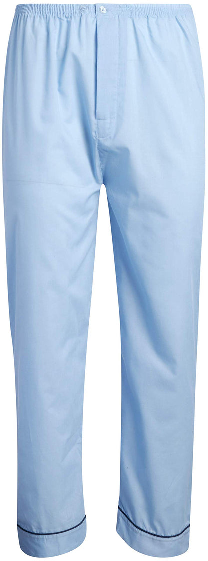 Ten West Apparel Men’s Pajamas Set - Long Sleeve Button Down Sleep Shirt and Pajama Bottoms Sleepwear Set