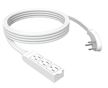 Stanley 31131 CordMax Office, Grounded 9ft Low Profile 3-Outlet Indoor Extension Cord, Black