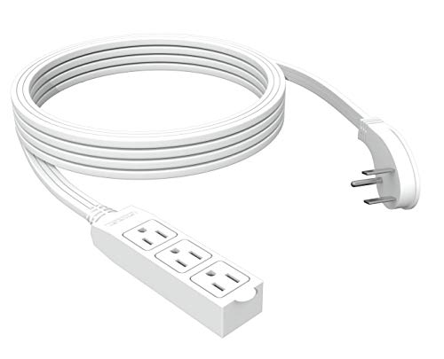 Stanley 31131 CordMax Office, Grounded 9ft Low Profile 3-Outlet Indoor Extension Cord, Black