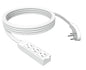 Stanley 31131 CordMax Office, Grounded 9ft Low Profile 3-Outlet Indoor Extension Cord, Black