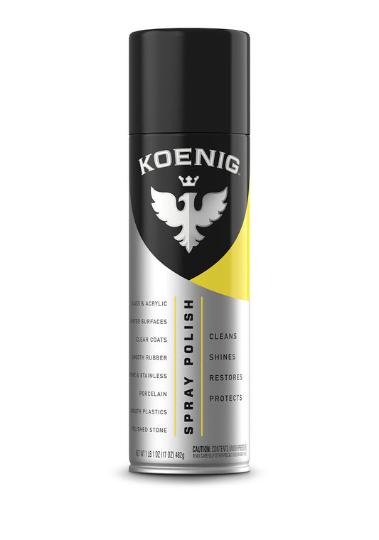Koenig Spray Polish | Multipurpose Cleaner and Polish | Green-Based Polish Spray | Household Spray Polish and Cleaner | Multipurpose Polish for Home & Auto