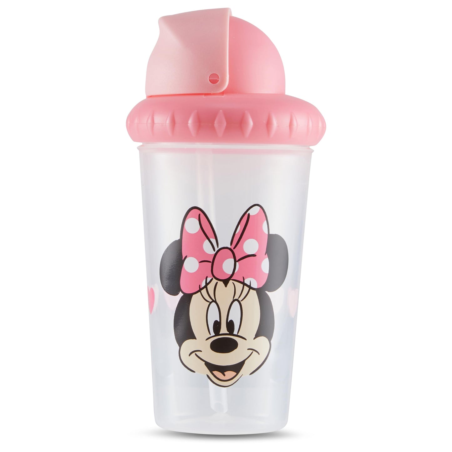 Disney Toddler Sippy Cups for Boys and Girls | 10 Ounce Sippy Cup Pack of Two with Straw and Lid | Durable Leak Proof Travel Water Bottle for Toddlers