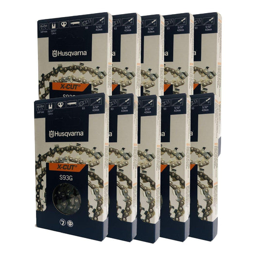 Husqvarna 585422152 S93G 14" Chain 3/8 Mini .050 52DL 10 Pack
