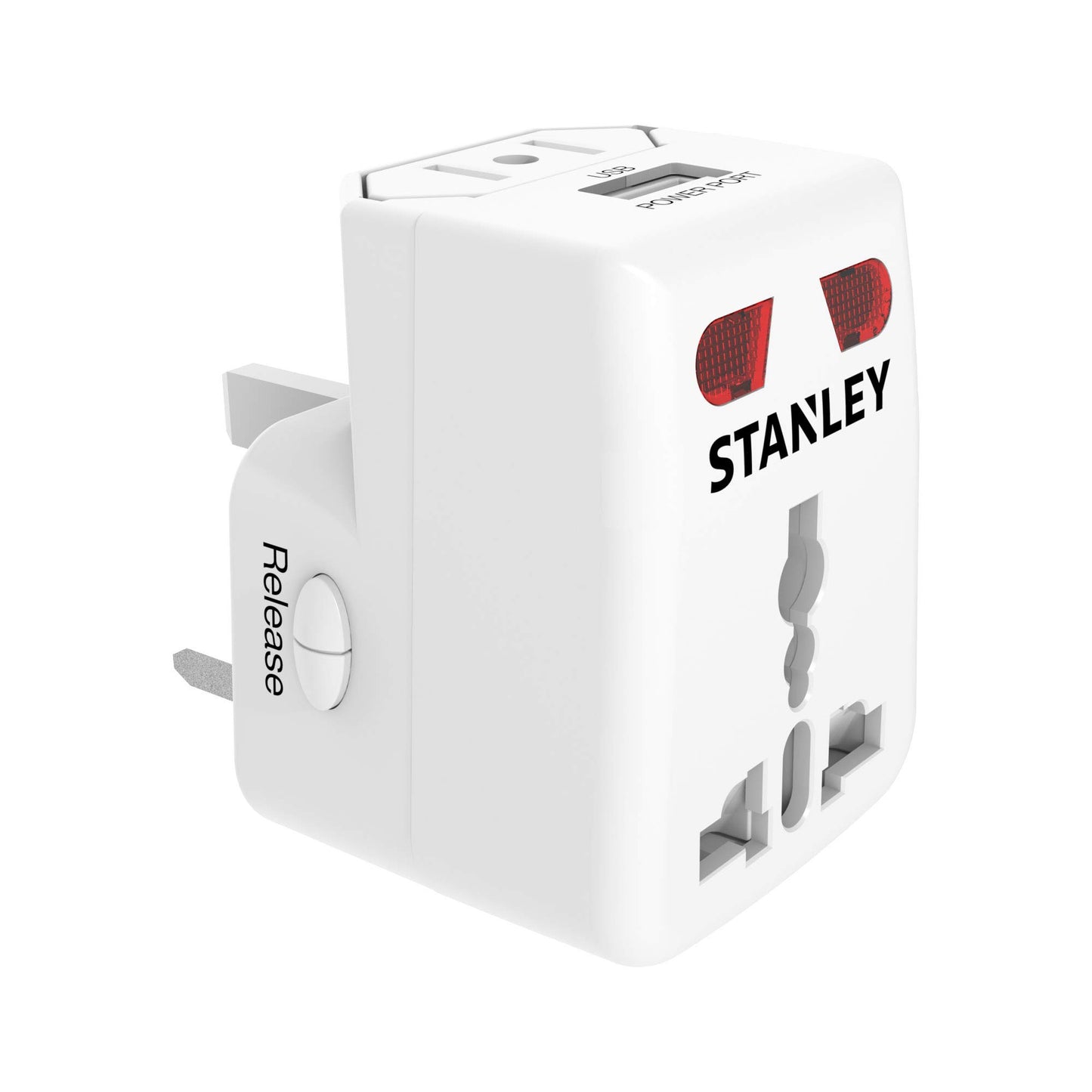 Stanley 30410 Universal Travel Adapter, White