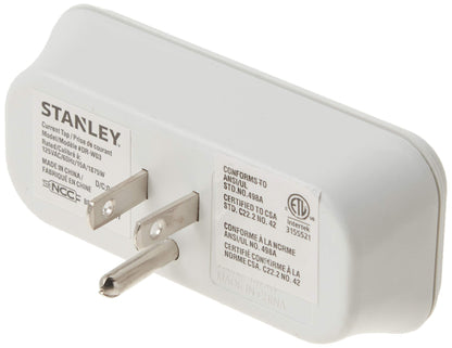 Stanley 30366 3 Way Wall Adapter, White