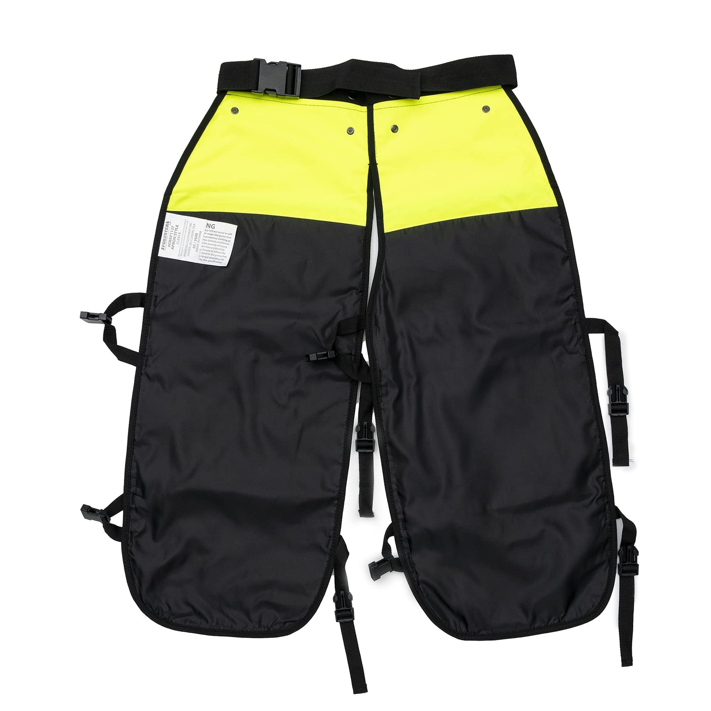 FORESTER Chainsaw Chaps for Men - Adjustable Belt - Chain Saw Chaps for Men, Apron Style W/Pocket, Chainsaw Safety Equipment