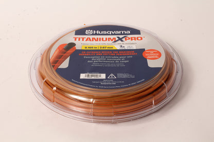 Husqvarna 529337612 Titanium XPro Round Trimmer Line 230' 1lb Spool .105"