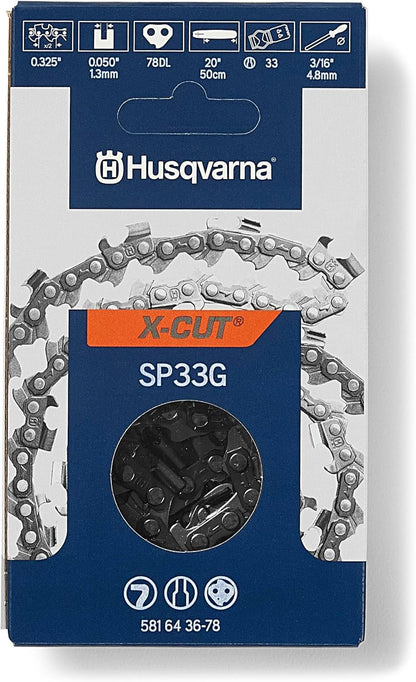 Husqvarna 581643678 SP33G 20" Chainsaw Chain .325 .050 3 Pack