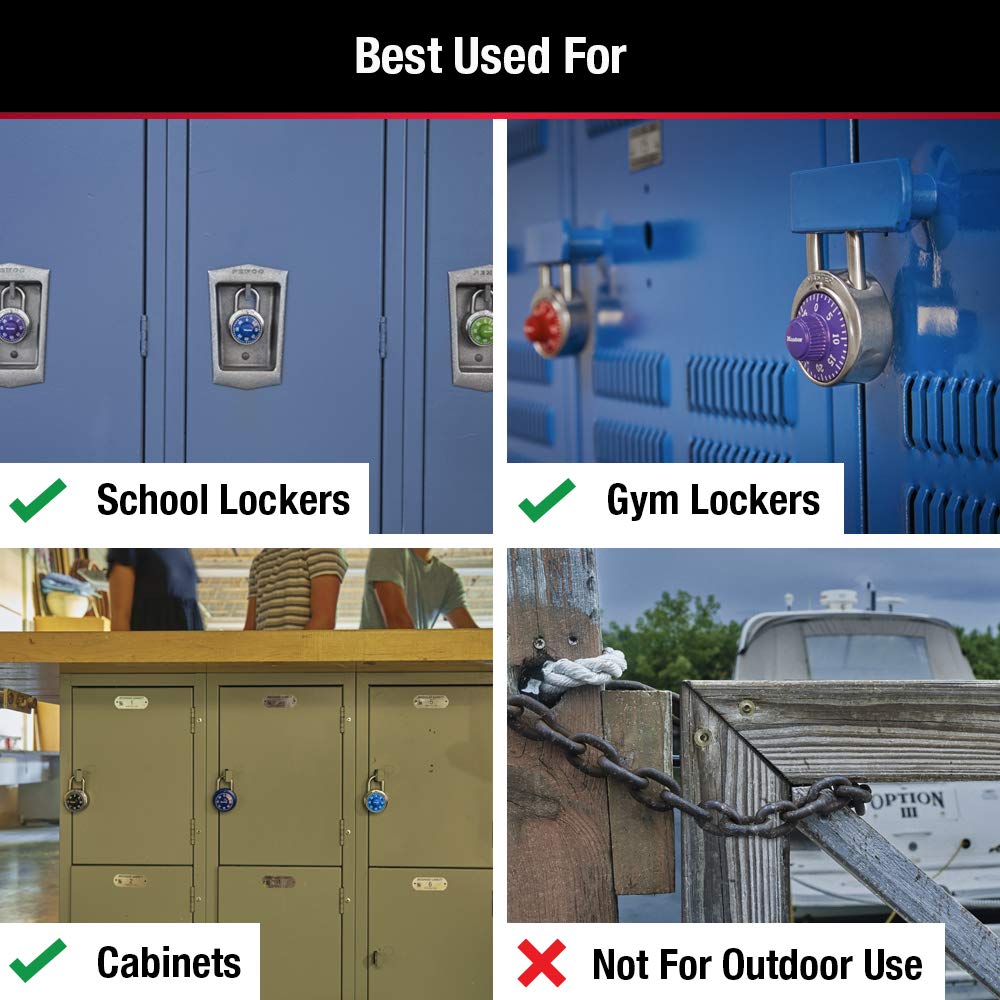 Master Lock Locker Lock Combination Padlock