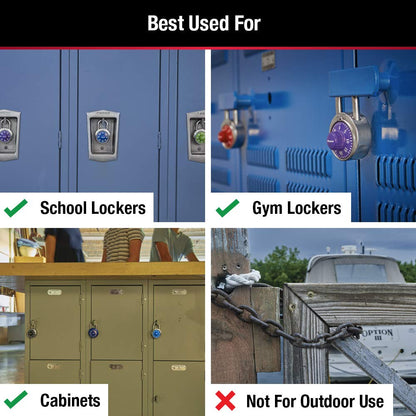 Master Lock Locker Lock Combination Padlock