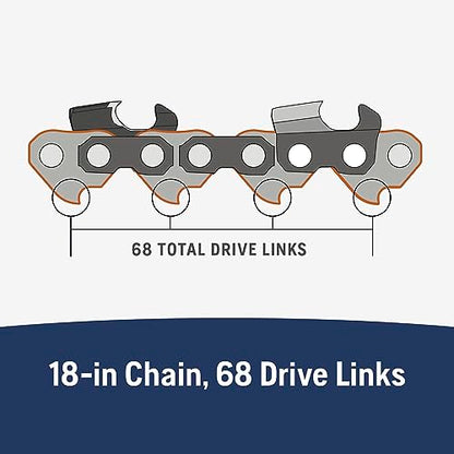 Husqvarna S83G 18 Chainsaw chain, 3/8'' Pitch, .050 Guage, 68 Drivelinks