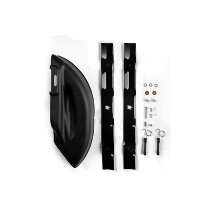 Husqvarna 46-Inch Mulch Kit for Lawn Tractor or Zero-Turn Mower, Mulch Plate Attachment with Two Lawn Mower Blades and Mounting Hardware, Black