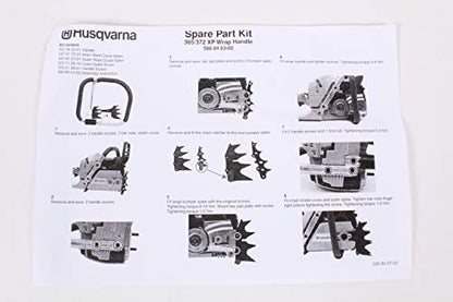 Husqvarna Genuine 588846302 Full Wrap Handle Kit with Spikes Fits 365 372XP OEM