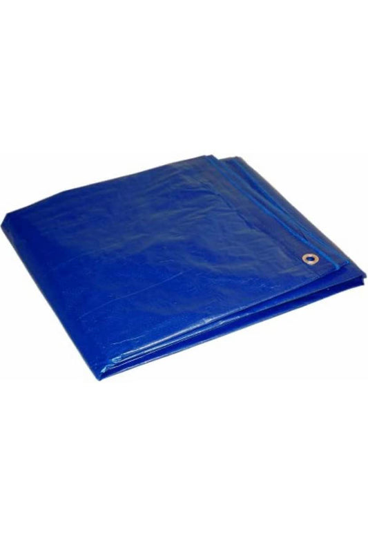 All-Purpose Weather and Tear Resistant Blue Tarp 8' x 10'