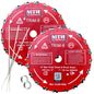 MTR Saw Chain Tooth Brush Cutter Blades Circular Blade Weed Eater Cutter Trimmer 10,000RPM Steel Grass Brush Cutter Blade Forest Trees Wood Metal Multi Use Blades & Bundle Kits (9" 2PK KIT)