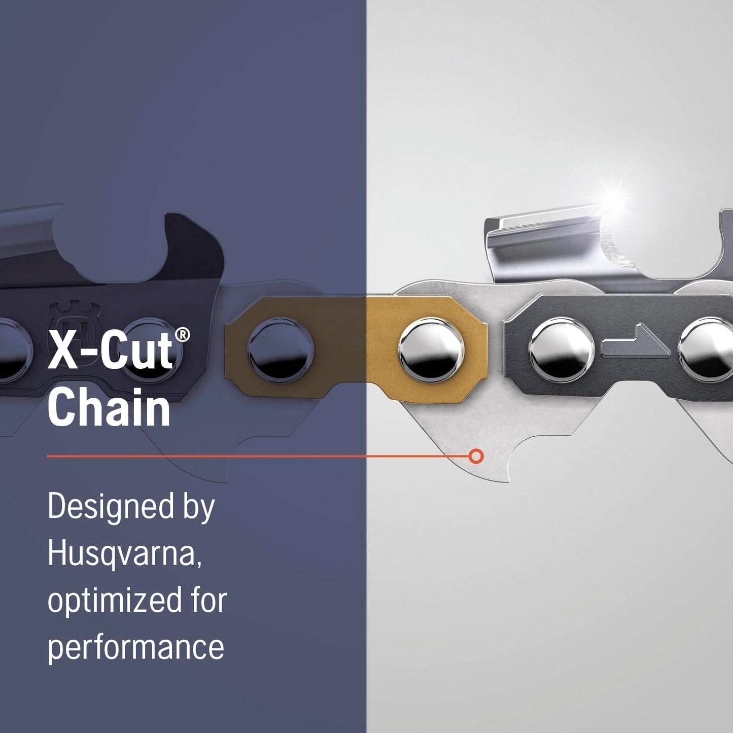 Husqvarna S93G-56 16 in. X-Cut® Chainsaw Chain - 0.375 in. Pitch, .050 in. Gauge