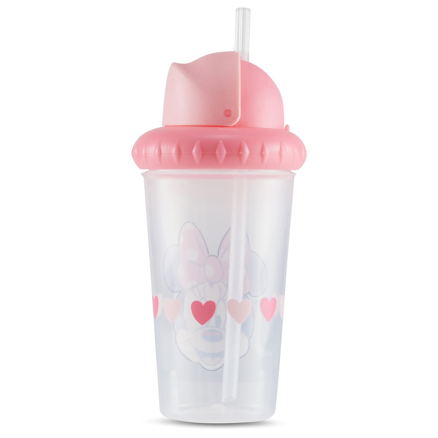 Disney Toddler Sippy Cups for Boys and Girls | 10 Ounce Sippy Cup Pack of Two with Straw and Lid | Durable Leak Proof Travel Water Bottle for Toddlers