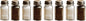 Circleware Yorkshire Salt and Pepper Shakers, 2-Piece Set, Home and Kitchen Utensils, 2.85 oz, Plain (4 Pack)
