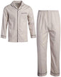 Ten West Apparel Men’s Pajamas Set - Long Sleeve Button Down Sleep Shirt and Pajama Bottoms Sleepwear Set