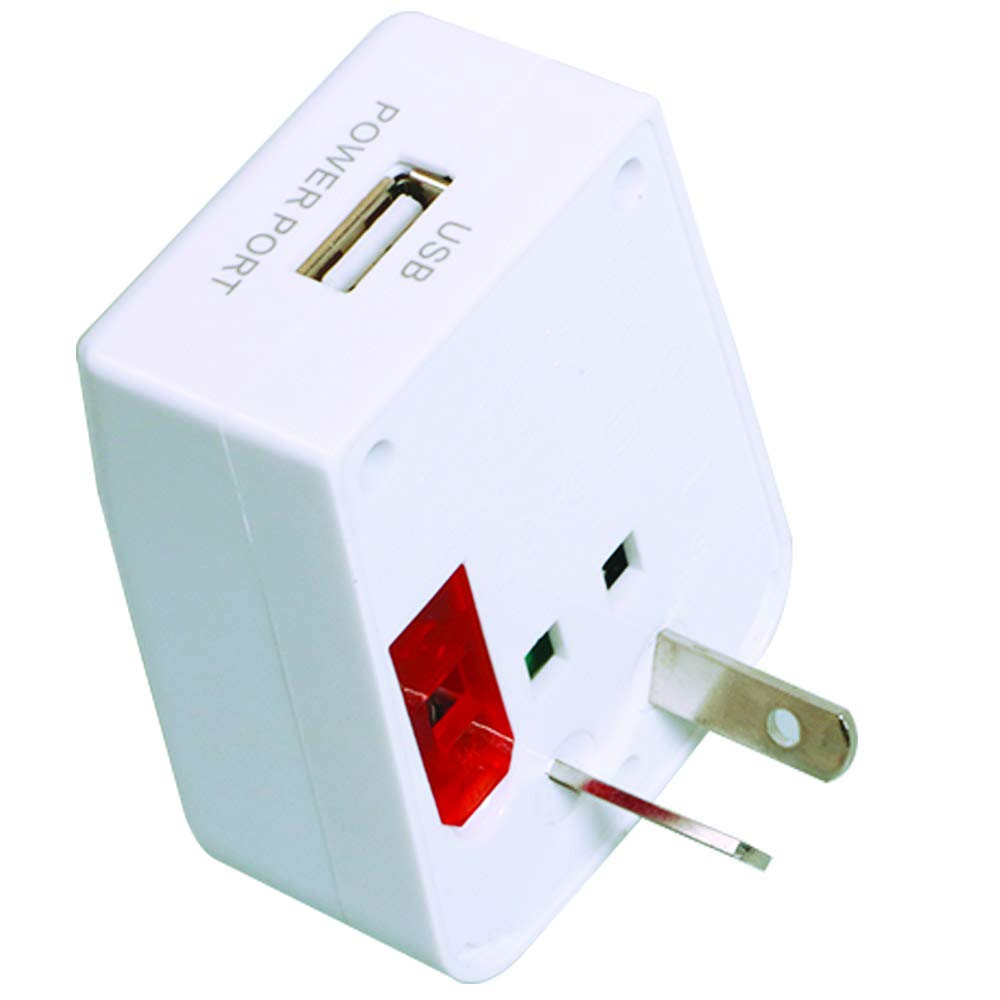 Stanley 30410 Universal Travel Adapter, White