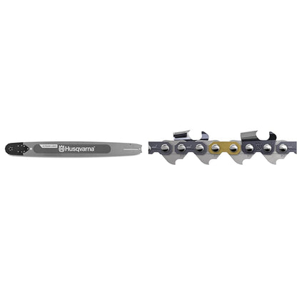 Husqvarna X-Tough Light 24 inch Chainsaw Bar, 3/8" pitch, 050" gauge and 84 drive links