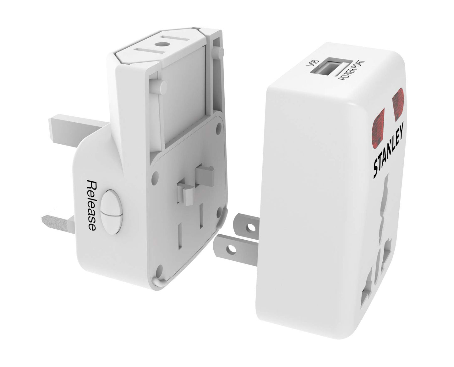 Stanley 30410 Universal Travel Adapter, White