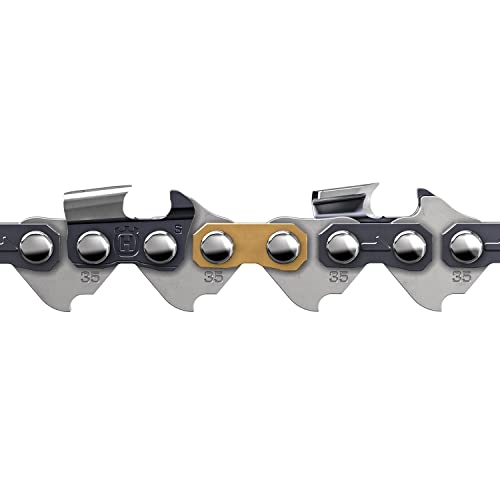 Husqvarna X-Cut S35G 18 Inch Chainsaw Chain, .325" Pitch, .058" Gauge, 72 Drive Links, Genuine Husqvarna Chainsaw Blade Replacement with Low Stretch and Low Vibration, Gray