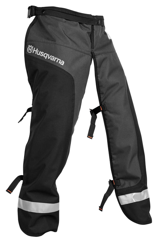 Husqvarna 587160703 40 in. to 42 in. Functional Apron Chainsaw Chaps - Black