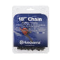 Pack of 3, Husqvarna 18", Replacement Chain Narrow Kerf, H30-72 Pixel Chain Loop .325" .050"