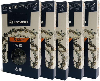 Husqvarna 585422156 S93G 16" Chain 3/8 Mini .050 56DL 5 Pack