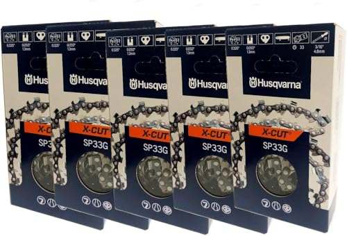 Husqvarna 2 PK Genuine 581643666 X-Cut 16" .325" .050" 66DL Saw Chain Loop SP33G