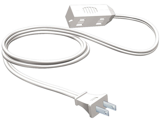 STANLEY 9FT 3-Outlet Indoor Extension Cord, White, 48-Pack