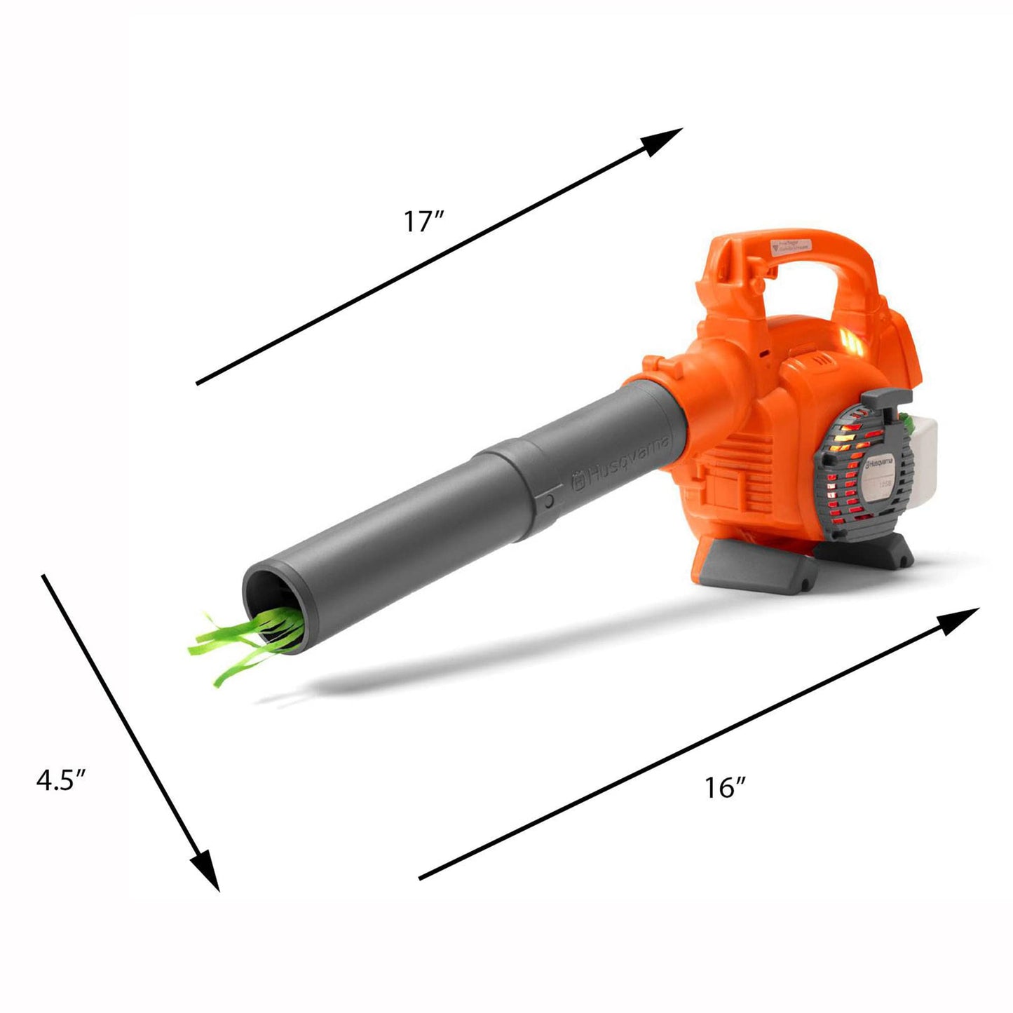 Husqvarna 125B Kids Toy Battery Operated Leaf Blower & Chainsaw Pretend Play Set