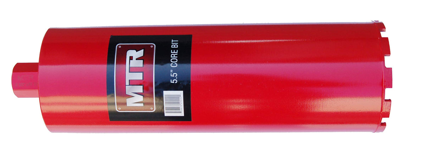 MTR Wet/Dry Diamond Grit Core Drill Bit for Brick, Concrete Block Masonry Granit Marble Diameter 5/8" - 11 Threaded #30/40