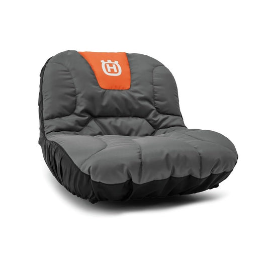 Husqvarna Tractor Seat Cover Riding Mower Accessories, Orange/Gray