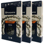 Husqvarna 585422162 S93G 18" Chain 3/8 Mini .050 62 DL 3 Pack