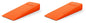 Husqvarna 2 Pk 598035901 5.5" Hi-Impact Heavy Duty Plastic Felling Wedge w Tab