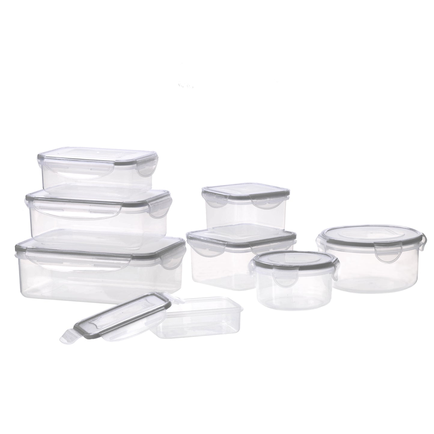 MTR 16 PC Value Pack Storage Containers BPA Free Kitchen Stackable Storage Pantry Organization Dishwasher Safe Microwave Safe  Freezer Safe Airtight Silicone Containers Leakproof & Reusable