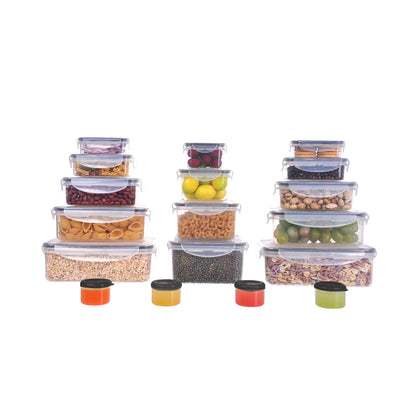 MTR 36 PC Value Pack Storage Containers BPA Free Kitchen Stackable Storage Pantry Organization Dishwasher Safe Microwave Safe  Freezer Safe Airtight Silicone Containers Leakproof & Reusable