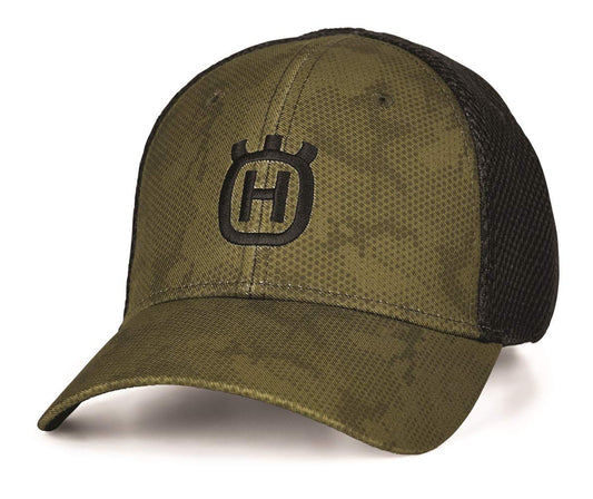 Husqvarna Mens Flat Hunt Hat, Camo, One Size US