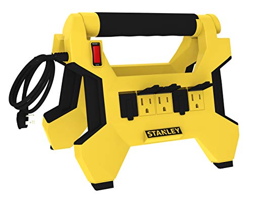 STANLEY W32040 POWERHORSE 8-Outlet Upright Power Center with 6-Foot Cord
