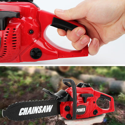 Misco Toys Pretend Play Kids Chainsaw Toy Tool Garden Set, Kids Construction Gardening Toy,Real Sound and Spin, Perfect for Toddlers and Babies, Realistic Effect and Great Gift!