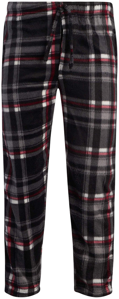 Ten West Apparel Men’s Pajama Bottoms – 3 Pack Flannel Fleece Sleep and Lounge Pants (M-XXL)